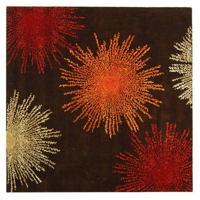 Hand Tufted Wool And Viscose Rug