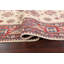 Tapis ivoire noué à la main de conception unique 5 pi 6 po x 9 pi 7 po
