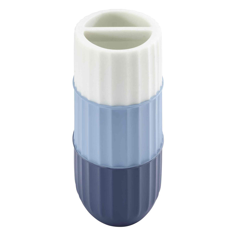 Iz Clubhouse Str Aqua Toothbrush Holder, Blue