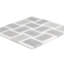Elorea 12 in. x 12 in. Polished Marble Mosaic Floor and Wall Tile