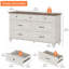 Commode Corretta pour enfants, 7 tiroirs, idéale pour la chambre d'enfant ou l'entrée.-1098493479