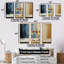 Essence de champagne blanc et bleu - Champagne, art mural-756558142-756558137
