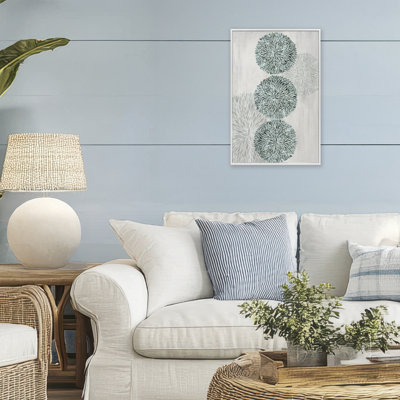 Giclée ronde à feuilles rondes, conception par Hannah Dawson