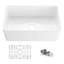 Pure 30" W Single Bowl Fireclay Farmhouse Kitchen Sink