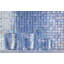 Persimmon 5/8" x 5/8" Glimmer Glass Mosaic