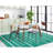 Estine Hand Woven Cotton Striped Rug-1766293023