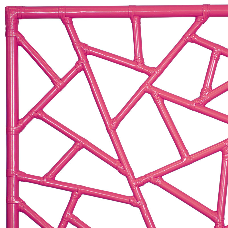 Tiffany Collection Open-Frame Headboard, Hot Pink, Twin