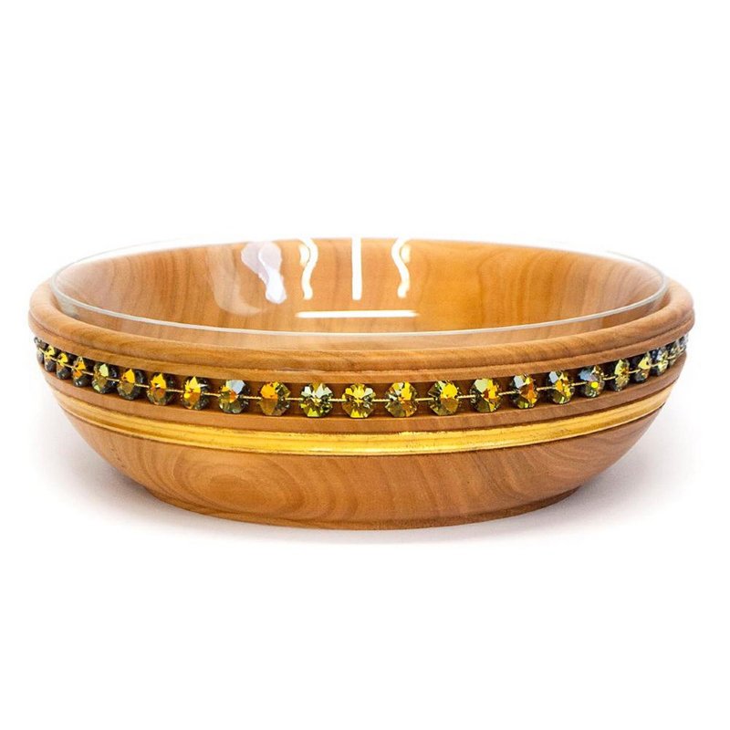 Amestris 3 Piece Serving Bowl Set, 1, Brown/Labrador, 9.45"