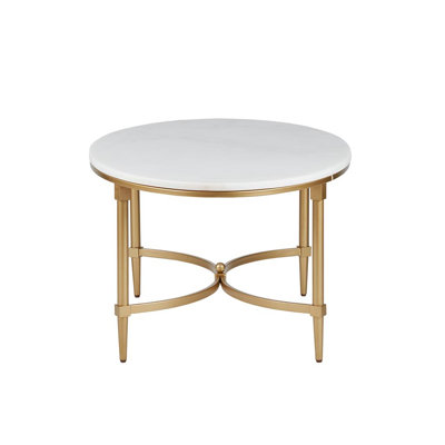 Coffee Table with Gold metal legs