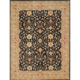 Wool Oriental Area Rug in Black/Brown/Red