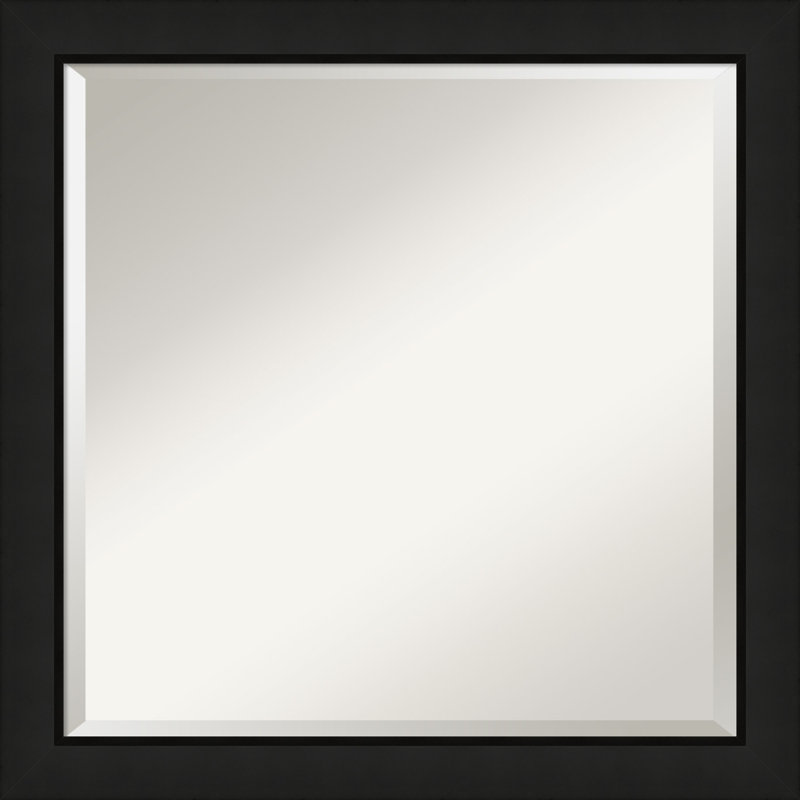 Jocephus Solid Wood Wall Mirror, 23.25" x 23.25", Square