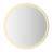Dane 36 in. W x 36 in. H Small Round Frameless Dimmable Anti-Fog Front and Backlit Tri-Color LED Wall Bathroom Vanity Mirror-1871712838