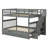 Bunk Bed With Trundle, Storage And Guard Rail For Bedroom-1263318078