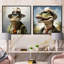 «Alligator campagne en costume I», ensemble de salon mural en alligator / crocodile-1297244559-1297244558