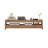 Ash Wood TV Stand with Open Shelf and 3 Drawers-112774725