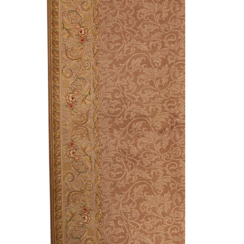 Wool Oriental Area Rug in Cream