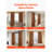 2 Set Blackout Curtain Grommet Window Panel Thermal Insulated Drapes 52x84 inch-495335210