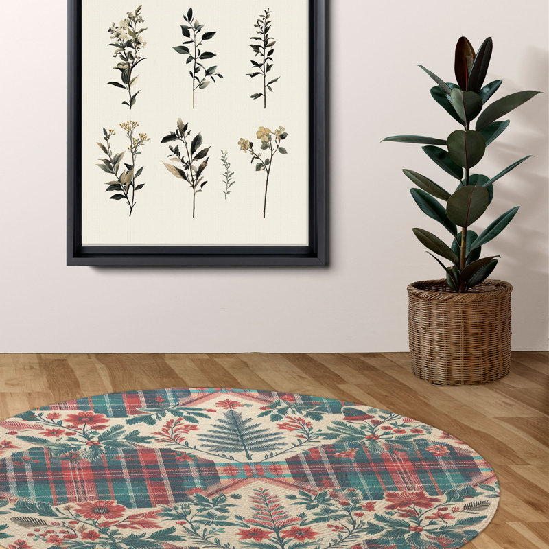 Tapis tressé Traditional, Rond 5 pi