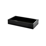 Mike + Ally Luxury Ice Lucite Flat Towel Holder for Bathroom