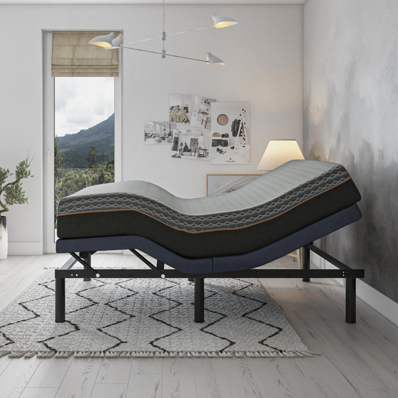 Lux Hybrid contoured memory comfort layer and supportive spring system, Queen