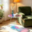 Pedestal Round Side Table