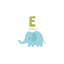 Animal Alphabet E - impression d'art graphique-52841229-52841233-52841238