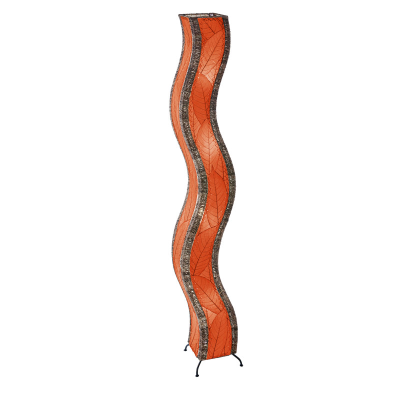 Lampe sur pied colonne Gertie, Rouge, 72"