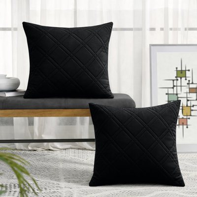 Geometric Square Throw Cushion Pad