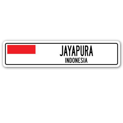 Panneau de signalisation en aluminium Jayapura, Indonésie