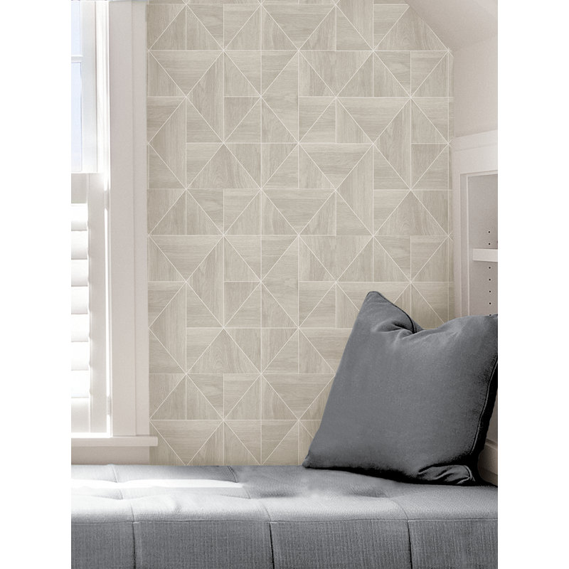 Taupe Lazlo Peel & Stick Wallpaper