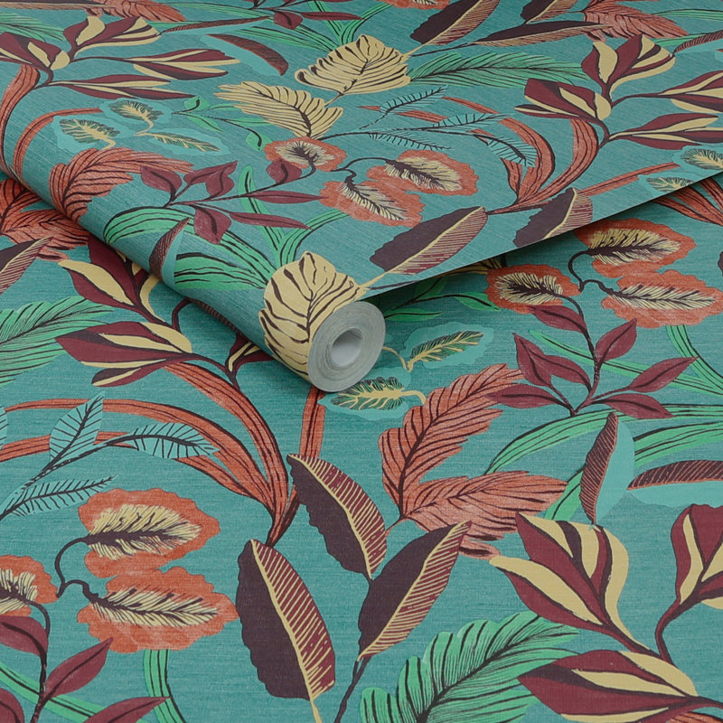 Sublime Floral Double Roll, Blue