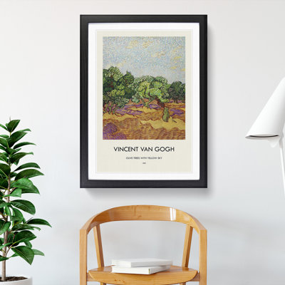 Olive Trees by Vincent Van Gogh - Picture Frame Painting