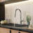 Modern Touchless Pull-Down Kitchen Faucet-112485392
