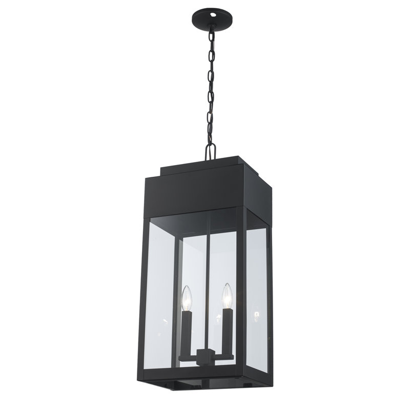 Archelle 2 - Light Outdoor Hanging Lantern, 61.7" H x 10" W x 7" D