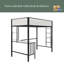 Loft Bed With Desk & Shelves-616401234