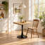 Petite table de salle à manger en tulipe avec pied central en métal-1428332678