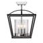 Skegness Glass Semi Flush Mount-23282548
