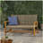 HAMPTON WOOD + WICKER LOVESEAT