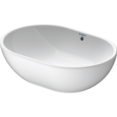 Lavabo de salle de bain vasque ovale en céramique avec trop-plein Duravit Design Classics