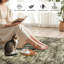 Tapis à motif floral lavable Wymond-111181475