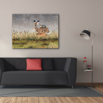 «The Tilters» par Maggie Vandewalle, art mural sur toile