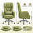 Big and Tall Cross Legged Office Executive Chair with Footrest and Convertible Infinite Gear Armsrest-922818712