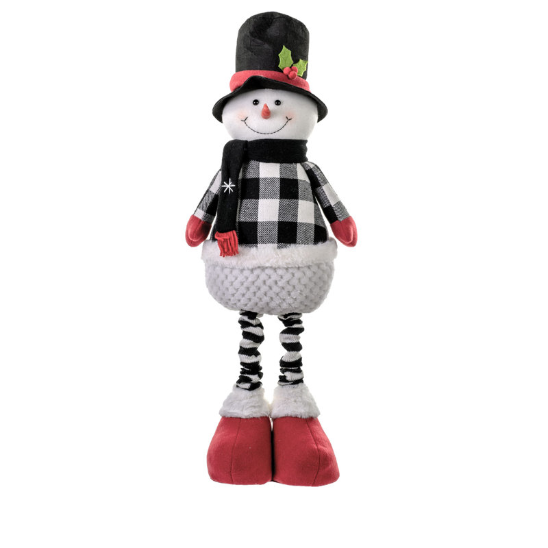 Bonhomme de neige à carreaux