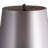 Textured Glass, 27" Ridged Silver Table Lamp