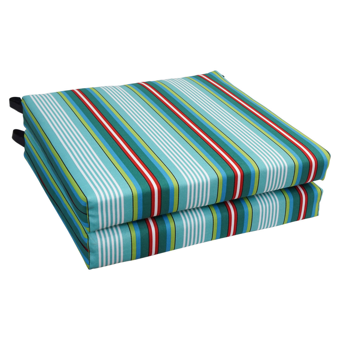 Outdoor 3'' Seat Cushion (Set of 2) Rosecliff Heights