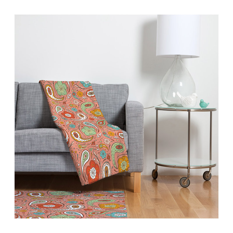 Jeté motif cachemire adora Heather Dutton