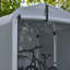 Stover 5 ft. W x 7 ft. D Polyethylene Dome Bike Shed-830394696-865360156
