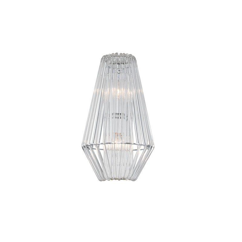 Applique murale en chrome poli Taza 2 LT Kalco