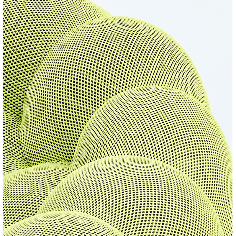 Osirys Upholstered Club Chair, Green Polyester Blend