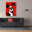 «Dog on Red» par Irena Orlov, art mural sur toile-395767084